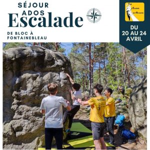 Stage escalade de Bloc 2026 pour les Ados