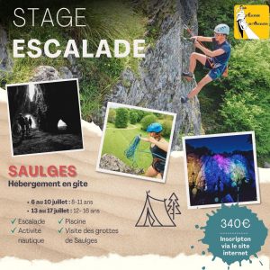 Stage d'été à Saulges 2026